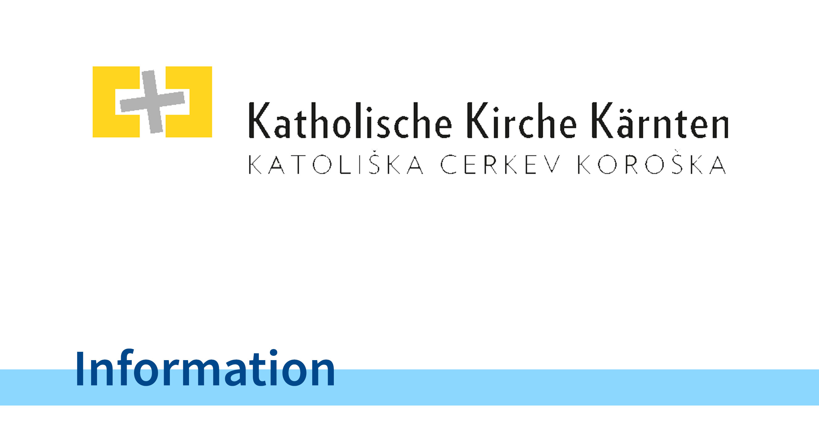 Logo kath. Kirche - Information