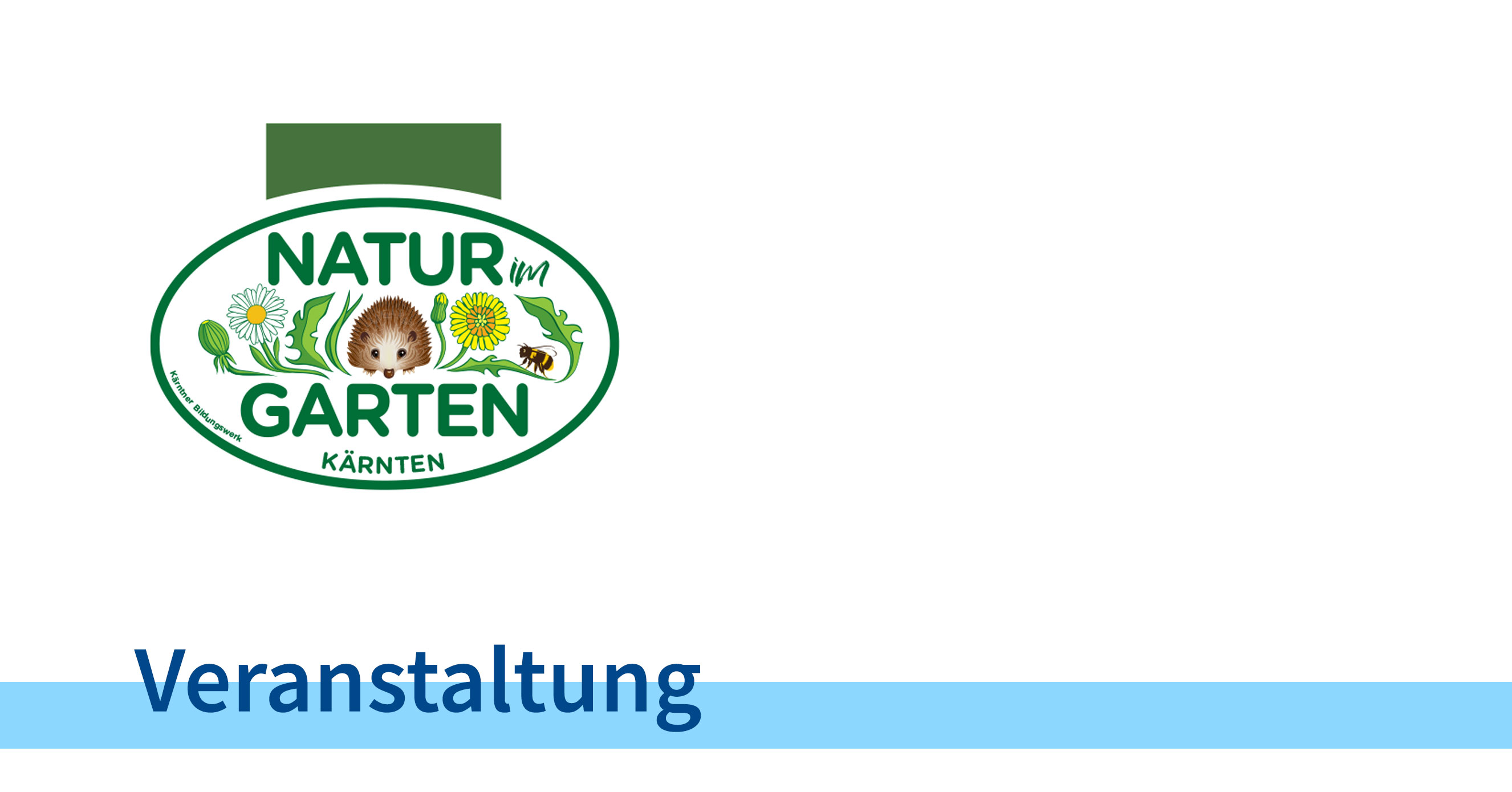 Logo Natur im Garten - Veranstaltung