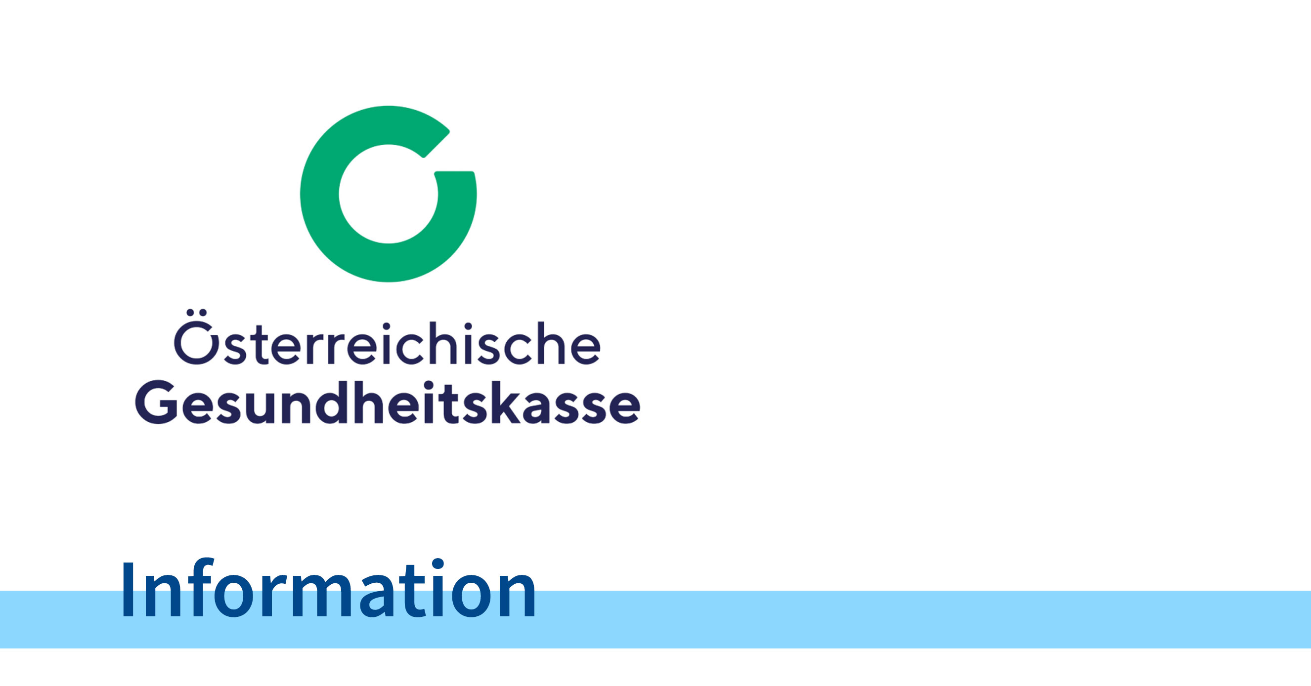 Logo ÖGK - Veranstaltung