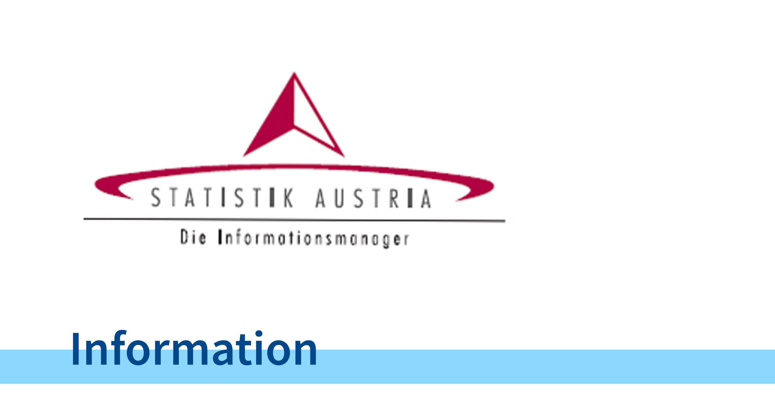 Logo Statistik Austria - Information