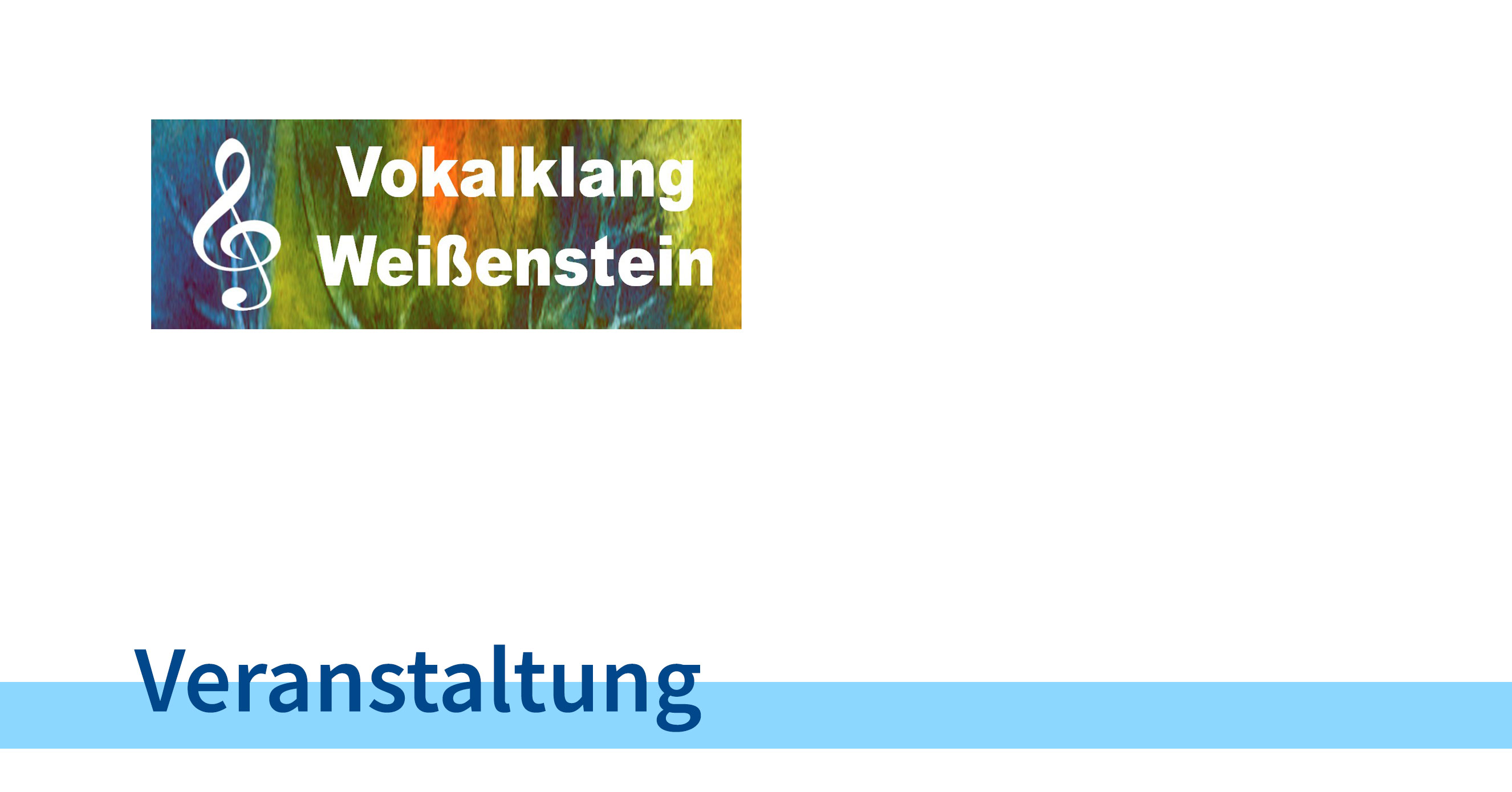 Vokalklang - Veranstaltung