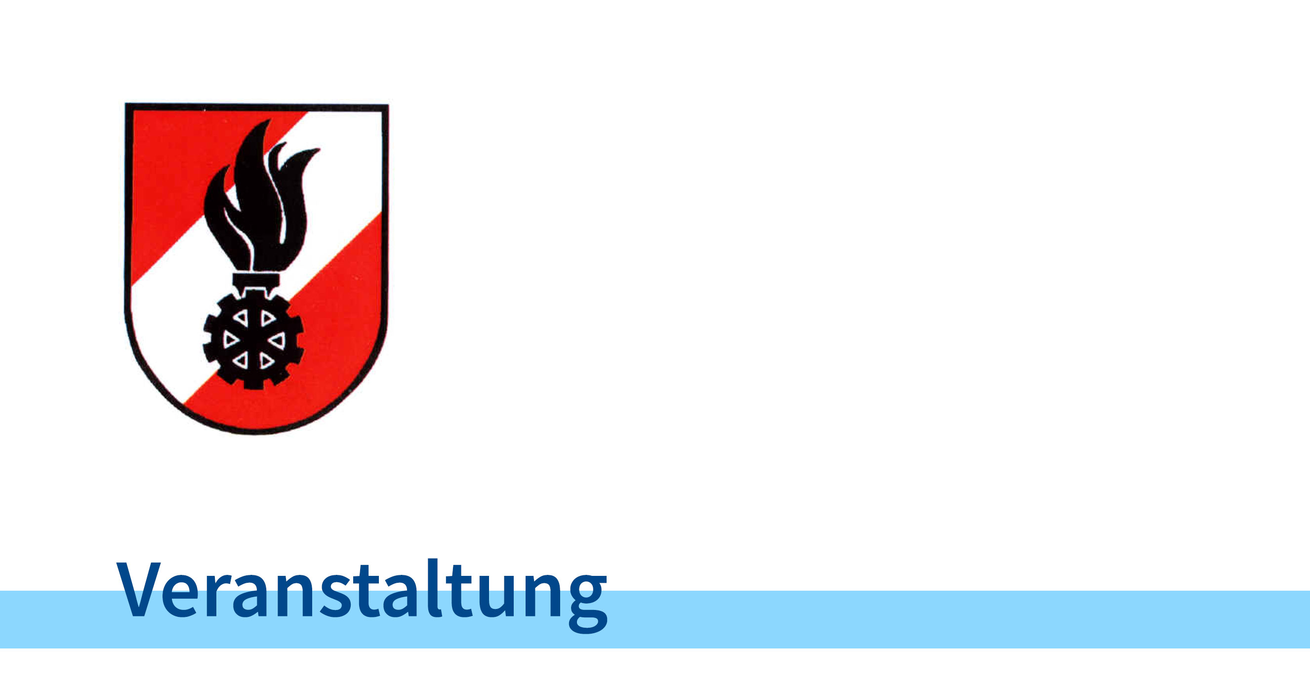 Logo Feuerwehr - Veranstaltung