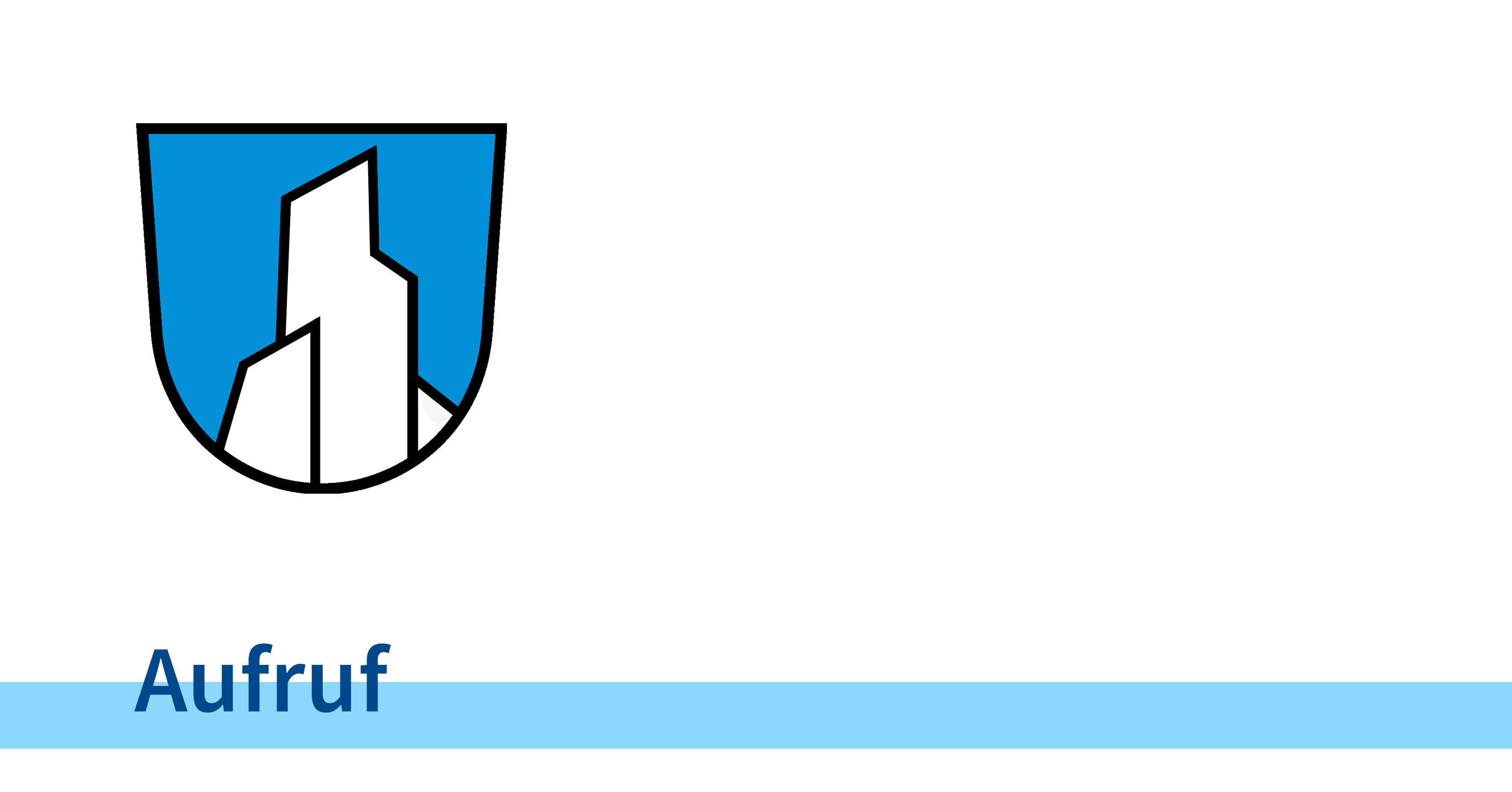 Wappen Weißenstein - Aufruf