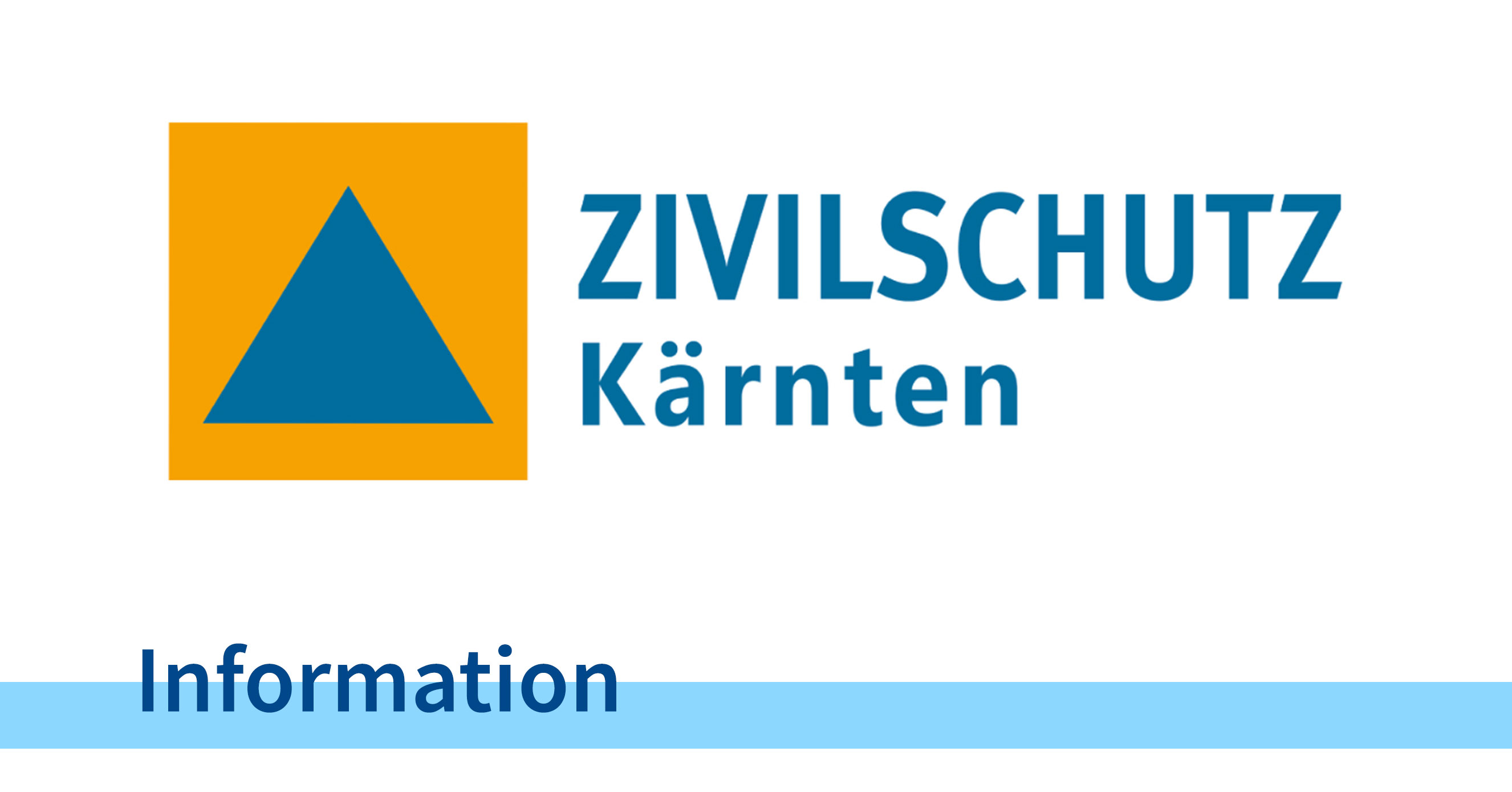 Logo Zivilschutz - Information